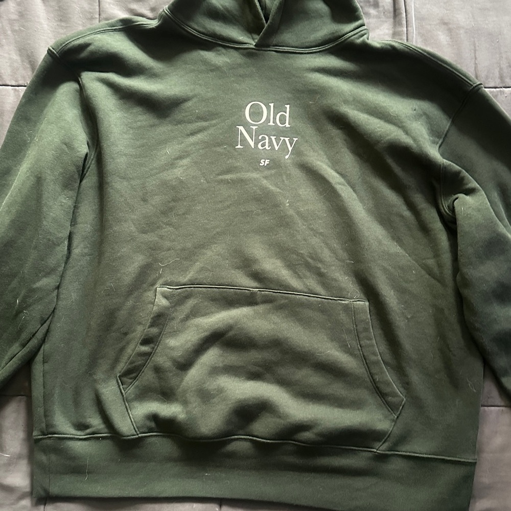Old Navy Men's Green Hoodie